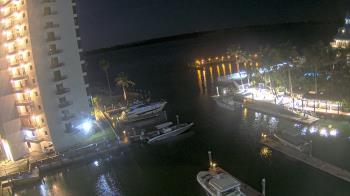 Weather camera view of Sanibel Harbour Yacht Club.