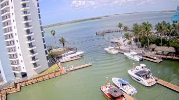 Weather camera view of Sanibel Harbour Yacht Club.