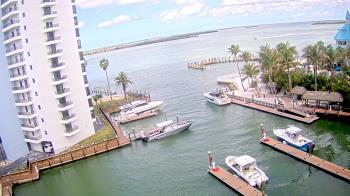 Weather camera view of Sanibel Harbour Yacht Club.