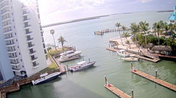 Weather camera view of Sanibel Harbour Yacht Club.