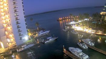 Weather camera view of Sanibel Harbour Yacht Club.