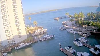 Weather camera view of Sanibel Harbour Yacht Club.