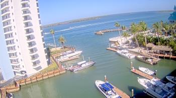 Weather camera view of Sanibel Harbour Yacht Club.
