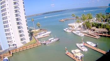 Weather camera view of Sanibel Harbour Yacht Club.