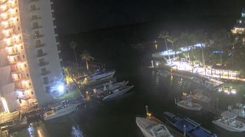 Weather camera view of Sanibel Harbour Yacht Club.