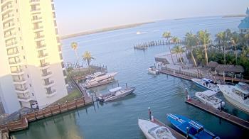 Weather camera view of Sanibel Harbour Yacht Club.