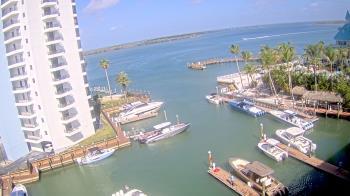 Weather camera view of Sanibel Harbour Yacht Club.