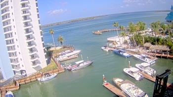 Weather camera view of Sanibel Harbour Yacht Club.