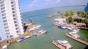 Weather camera view of Sanibel Harbour Yacht Club.