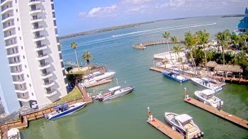 Weather camera view of Sanibel Harbour Yacht Club.