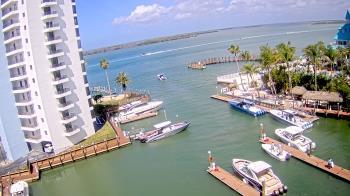 Weather camera view of Sanibel Harbour Yacht Club.