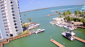 Weather camera view of Sanibel Harbour Yacht Club.