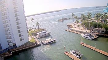Weather camera view of Sanibel Harbour Yacht Club.