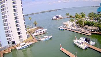 Weather camera view of Sanibel Harbour Yacht Club.
