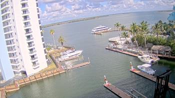 Weather camera view of Sanibel Harbour Yacht Club.