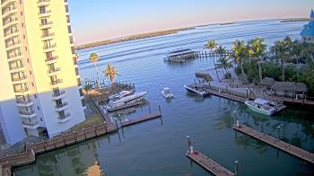 Weather camera view of Sanibel Harbour Yacht Club.