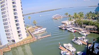 Weather camera view of Sanibel Harbour Yacht Club.