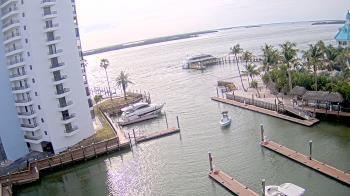 Weather camera view of Sanibel Harbour Yacht Club.