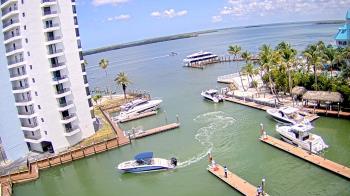 Weather camera view of Sanibel Harbour Yacht Club.
