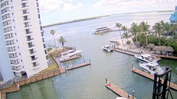 Weather camera view of Sanibel Harbour Yacht Club.