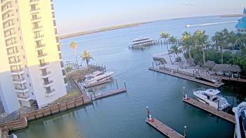 Weather camera view of Sanibel Harbour Yacht Club.