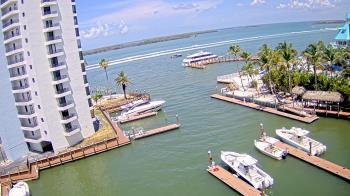 Weather camera view of Sanibel Harbour Yacht Club.