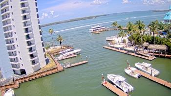 Weather camera view of Sanibel Harbour Yacht Club.