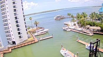 Weather camera view of Sanibel Harbour Yacht Club.
