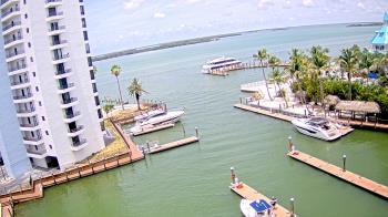 Weather camera view of Sanibel Harbour Yacht Club.