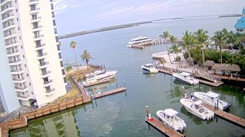 Weather camera view of Sanibel Harbour Yacht Club.
