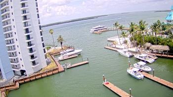 Weather camera view of Sanibel Harbour Yacht Club.