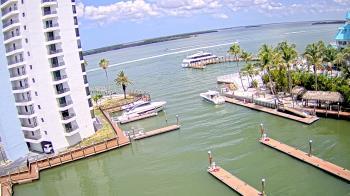 Weather camera view of Sanibel Harbour Yacht Club.