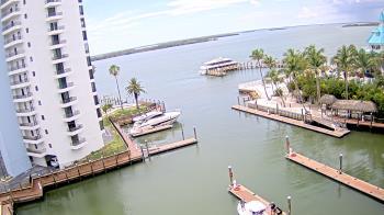 Weather camera view of Sanibel Harbour Yacht Club.