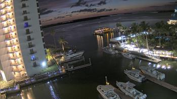 Weather camera view of Sanibel Harbour Yacht Club.