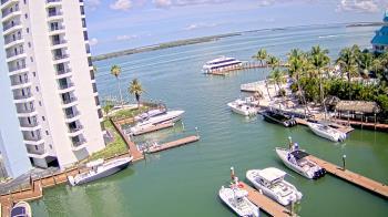 Weather camera view of Sanibel Harbour Yacht Club.