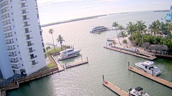 Weather camera view of Sanibel Harbour Yacht Club.