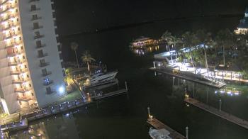Weather camera view of Sanibel Harbour Yacht Club.