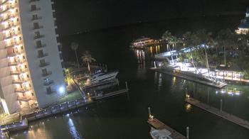 Weather camera view of Sanibel Harbour Yacht Club.