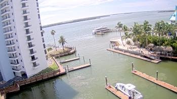 Weather camera view of Sanibel Harbour Yacht Club.