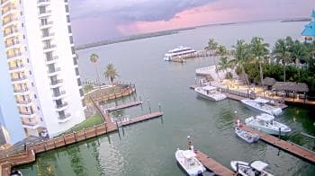 Weather camera view of Sanibel Harbour Yacht Club.