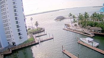 Weather camera view of Sanibel Harbour Yacht Club.