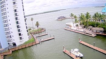 Weather camera view of Sanibel Harbour Yacht Club.