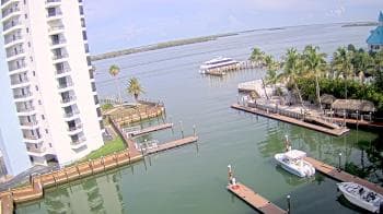 Weather camera view of Sanibel Harbour Yacht Club.