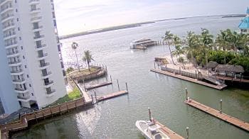 Weather camera view of Sanibel Harbour Yacht Club.