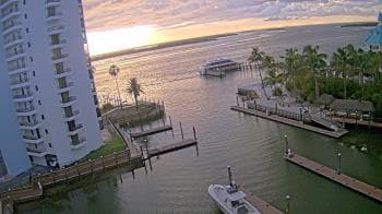 Weather camera view of Sanibel Harbour Yacht Club.