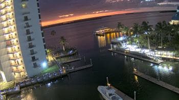 Weather camera view of Sanibel Harbour Yacht Club.