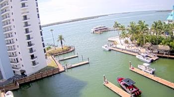 Weather camera view of Sanibel Harbour Yacht Club.