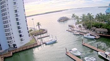 Weather camera view of Sanibel Harbour Yacht Club.