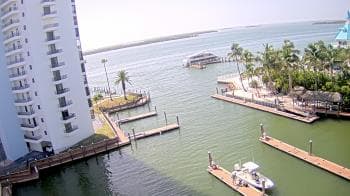 Weather camera view of Sanibel Harbour Yacht Club.