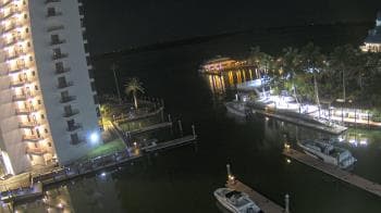 Weather camera view of Sanibel Harbour Yacht Club.